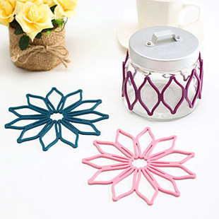 韓版硅膠花防燙套、隔熱墊